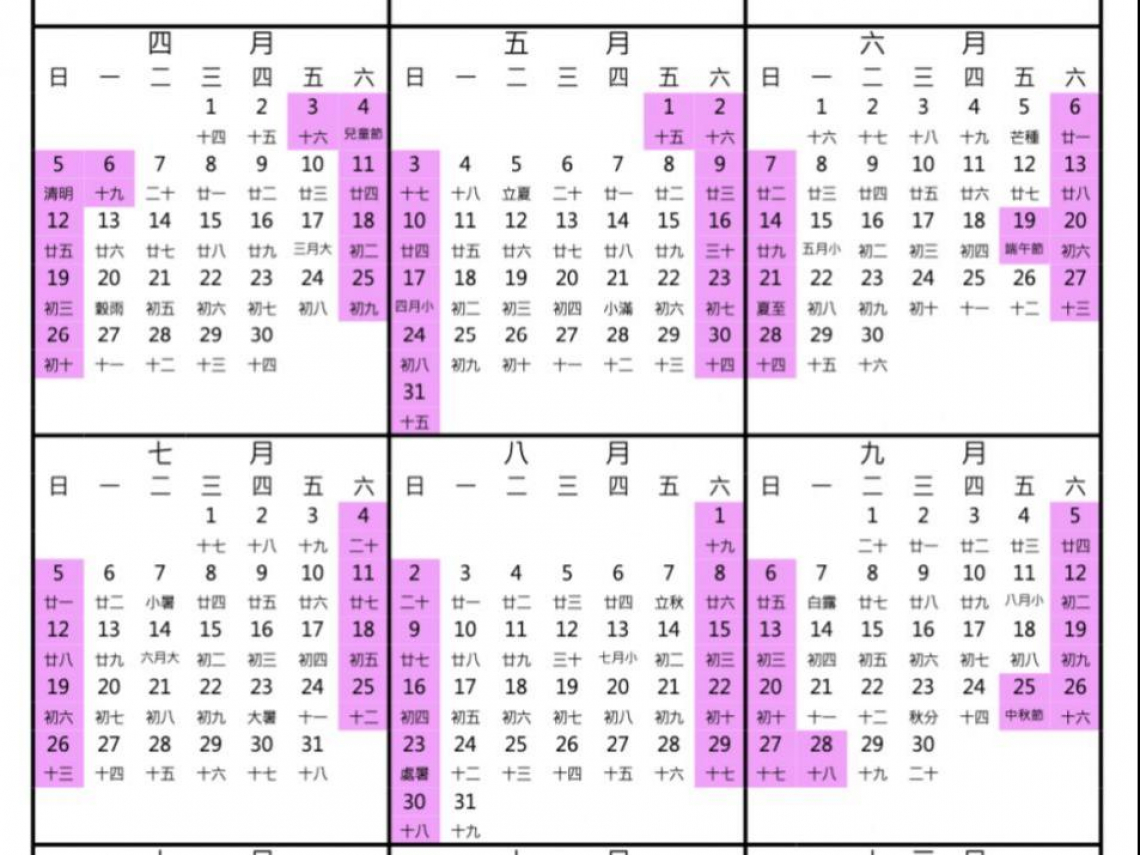 2026行事曆上半年連假盤點！五一勞動節、端午節放幾天？國定假日如何請4休10？推薦去哪玩